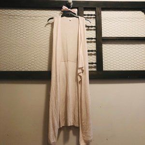 Charming Charlie Cream Duster
